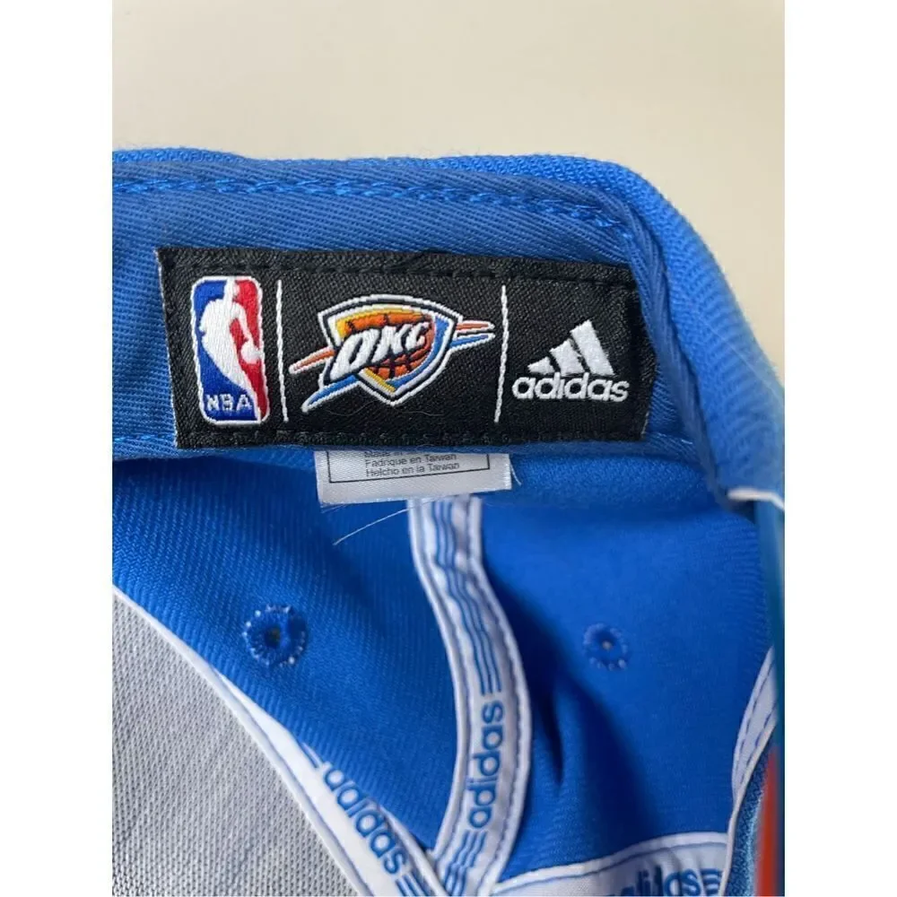 Oklahoma City Thunder OKC NBA Adjustable Snapback Blue Orange Baseball Hat